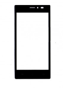Replacement Front Glass For Lava X17 Gold Black By - Maxbhi.com