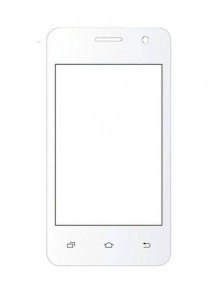 Replacement Front Glass For Karbonn A50s White By - Maxbhi.com