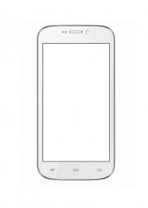 Replacement Front Glass For Hitech Air A1 Black By - Maxbhi.com