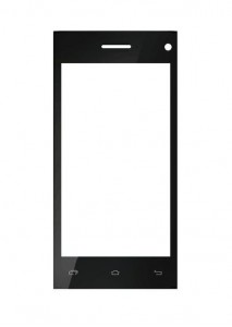 Replacement Front Glass For Obi Alligator S454 Black By - Maxbhi.com