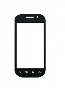 Replacement Front Glass For Samsung Galaxy Nexus S9020 Black By - Maxbhi.com
