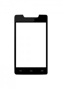 Replacement Front Glass For Motorola Razr D1 Black By - Maxbhi.com