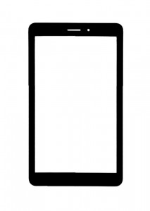 Replacement Front Glass For Huawei Mediapad T1 10 Black By - Maxbhi.com