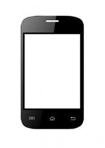 Replacement Front Glass For Zen P36 Black By - Maxbhi.com