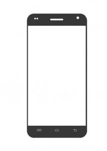 Replacement Front Glass For Optimasmart Ops45q Black By - Maxbhi.com