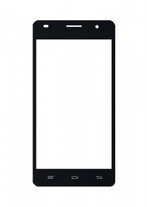 Replacement Front Glass For Posh Kick Pro Lte L520 White By - Maxbhi.com
