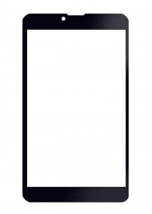 Replacement Front Glass For Iball Slide Spirit X2 Black By - Maxbhi Com