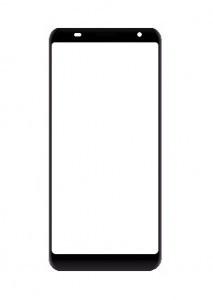 Replacement Front Glass For Blu J6 2020 Black By - Maxbhi Com