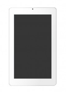 Lcd With Touch Screen For Lava Qpad E704 White By - Maxbhi.com