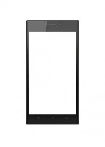 Replacement Front Glass For Xiaomi Mi 3 Black By - Maxbhi.com