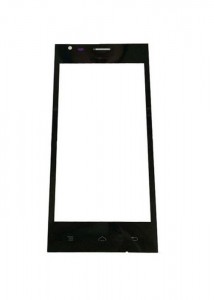 Replacement Front Glass For Xolo A600 Black By - Maxbhi.com