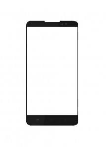 Replacement Front Glass For Panasonic Eluga S Black By - Maxbhi.com