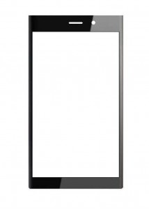 Replacement Front Glass For Obi Sj1.5 Black By - Maxbhi.com