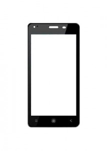 Replacement Front Glass For Videocon Infinium Z45q Star White By - Maxbhi.com