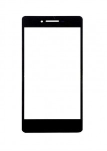 Replacement Front Glass For Oppo R1l Black By - Maxbhi.com