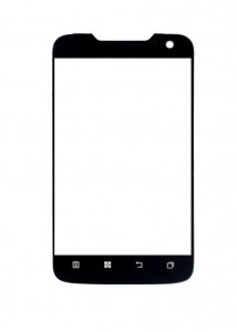 Replacement Front Glass For Lenovo A789 Black By - Maxbhi.com