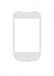 Replacement Front Glass For Samsung Dart T499 White By - Maxbhi.com
