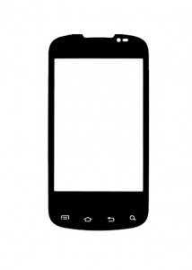 Replacement Front Glass For Samsung R730 Transfix White By - Maxbhi.com
