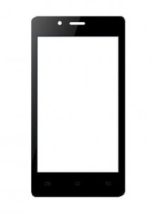 Replacement Front Glass For Karbonn Alfa A93 Pop Black By - Maxbhi.com