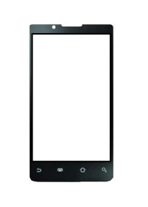 Replacement Front Glass For Spice Mi410 Black By - Maxbhi.com