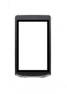 Replacement Front Glass For Motorola A1680 Lucky 3g Black By - Maxbhi.com