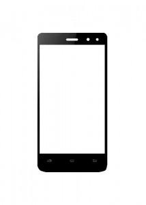 Replacement Front Glass For Celkon Star 4g White By - Maxbhi.com