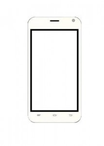 Replacement Front Glass For Hitech Air A4 White By - Maxbhi.com