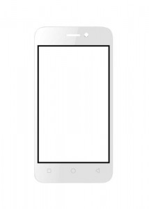 Replacement Front Glass For Verykool S4007 Leo Iv White By - Maxbhi.com