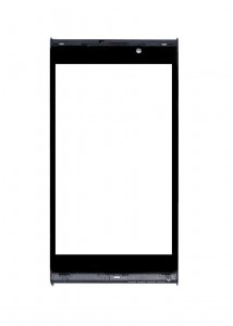 Replacement Front Glass For Infocus M310 Black By - Maxbhi Com