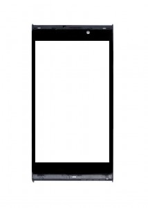 Replacement Front Glass For Infocus M310 Black By - Maxbhi Com