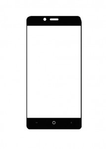 Replacement Front Glass For Leagoo Kiicaa Power Black By - Maxbhi Com