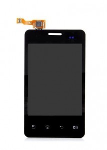 Lcd With Touch Screen For Lg Optimus L3 Dual E405 Black By - Maxbhi.com