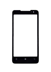Replacement Front Glass For Lenovo P770 Black By - Maxbhi.com