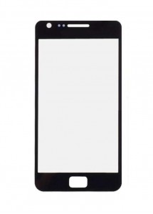 Replacement Front Glass For Samsung I9105 Galaxy S Ii Plus Black By - Maxbhi.com