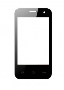 Replacement Front Glass For Videocon Z30 Black By - Maxbhi.com