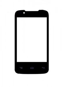 Replacement Front Glass For Micromax Bolt A28 White By - Maxbhi.com