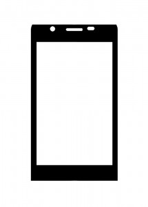 Replacement Front Glass For Karbonn Alfa A90 Black By - Maxbhi.com
