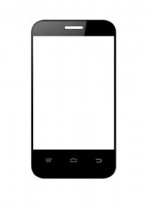 Replacement Front Glass For Intex Cloud X1 Plus Black By - Maxbhi.com