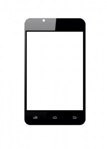 Replacement Front Glass For Spice Xlife 364 Grey By - Maxbhi.com