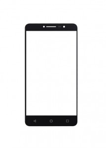 Replacement Front Glass For Alcatel A3 Xl Black By - Maxbhi.com