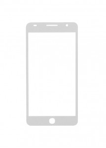 Replacement Front Glass For Alcatel Pop Star White By - Maxbhi.com