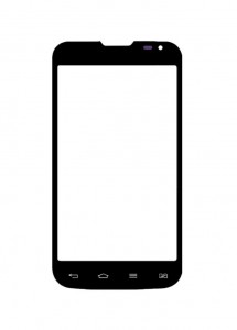 Replacement Front Glass For Lg L40 Dual D170 Black By - Maxbhi.com