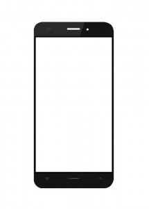 Replacement Front Glass For Vedaee Inew U5 Red By - Maxbhi.com