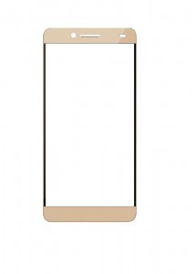 Replacement Front Glass For Qmobile Noir S4 Gold By - Maxbhi.com