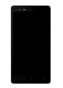 Lcd With Touch Screen For Intex Aqua Life Black By - Maxbhi Com