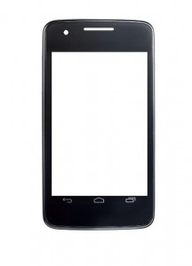 Replacement Front Glass For Idea Aurus Iii White By - Maxbhi.com