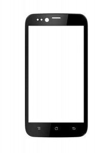Replacement Front Glass For Karbonn A20 Black By - Maxbhi.com