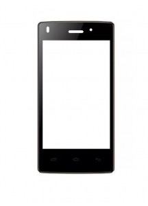 Replacement Front Glass For Intex Aqua Y2 Ultra Black By - Maxbhi.com