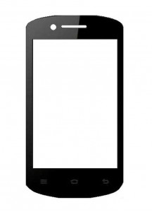 Replacement Front Glass For Karbonn A8 Star Black By - Maxbhi.com