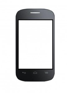 Replacement Front Glass For Idea Id 1000 Black By - Maxbhi.com